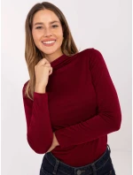 Bluzka IT BZ model 21441268 bordowy - FPrice Bluzka IT BZ model 21441268 bordowy - FPrice