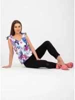 Dámsky top WN TP 1482 4.67 biely a tmavomodrý Dámsky top WN TP 1482 4.67 biely a tmavomodrý