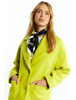 Monnari Kabáty Dámský kabát s vlnou Zelený