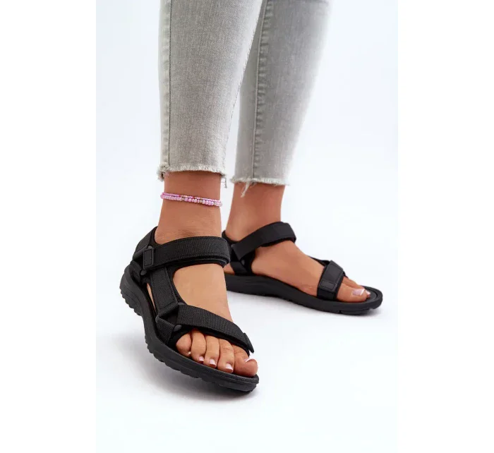 Dámske ľahké športové sandále čierne Lumeria Dámske ľahké športové sandále čierne Lumeria