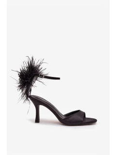 Sandále na podpätku model 222268 Step in style