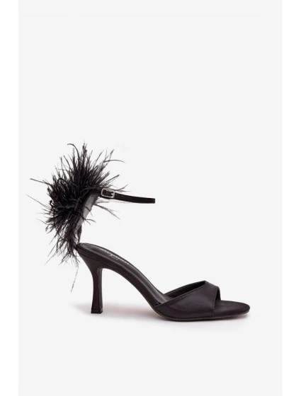 Sandále na podpätku model 222268 Step in style