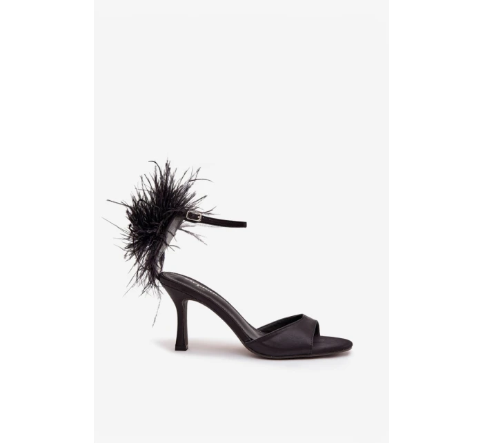 Sandále na podpätku model 222268 Step in style