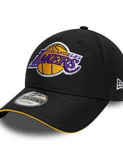 New Era 9FORTY NBA Los Angeles Lakers Microfiber Black Baseball Cap - 60771855