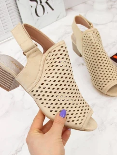 Dámske sandále na mieru béžové Sabatina