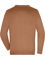 JN 661 Pánský pletený cardigan s výstřihem do V model 22488061 camel - Daiber JN 661 Pánský pletený cardigan s výstřihem do V model 22488061 camel - Daiber