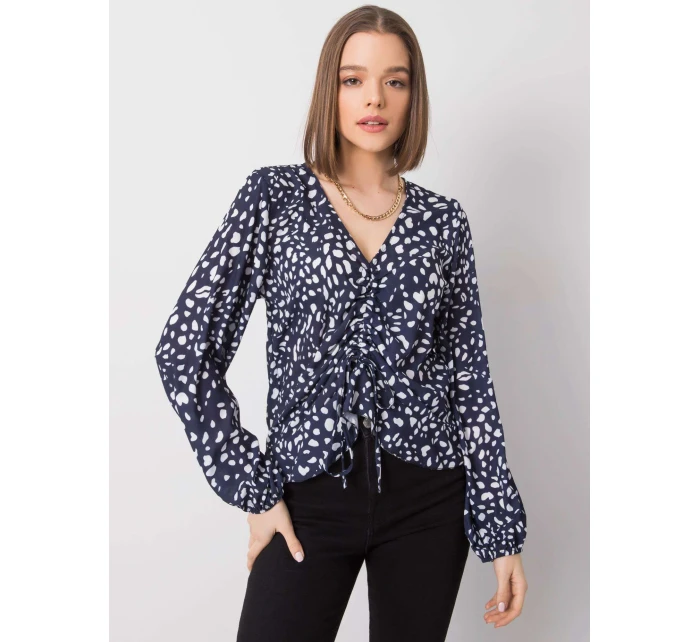 Blúzka DHJ BZ 12283 1.93P tmavo modrá