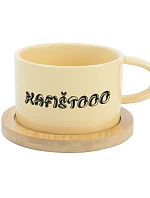 KAFIŠTOOO - žltá šálka makrónky 200 ml