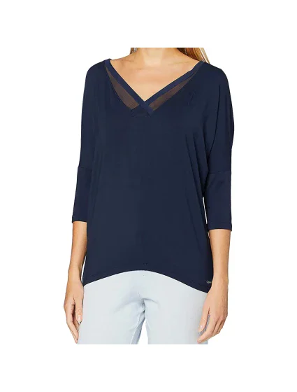 Dámske tričko s 3/4 rukávmi QS5780E - Calvin Klein Dámske tričko s 3/4 rukávmi QS5780E - Calvin Klein