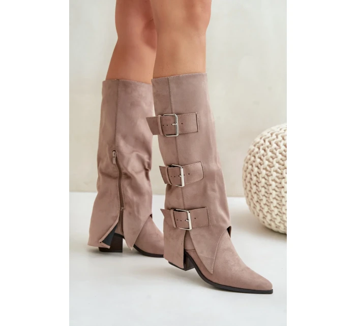 Topánky na podpätku model 203505 Krok vo veľkom štýle