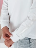 Dámská jednobarevná mikina bílá Dstreet model 21985698 - FashionStreet