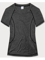 Dámské sportovní tričko Tshirt v grafitové barvě model 18433334 - MADE IN ITALY Dámské sportovní tričko Tshirt v grafitové barvě model 18433334 - MADE IN ITALY