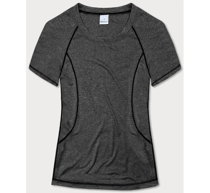 Dámské sportovní tričko Tshirt v grafitové barvě model 18433334 - MADE IN ITALY Dámské sportovní tričko Tshirt v grafitové barvě model 18433334 - MADE IN ITALY