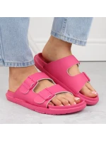 Big Star W INT2004E fuchsiové penové žabky s prackami