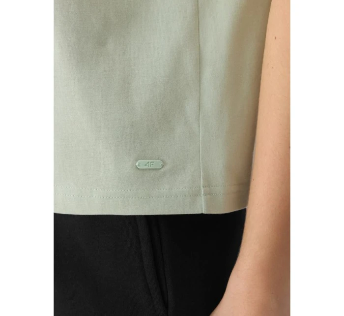 Dámske hladké tričko z organickej bavlny 4F