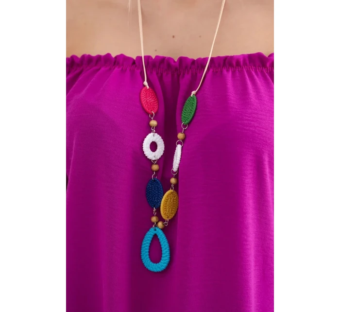 Španielska blúzka s ozdobnými rukávmi tmavo fialová