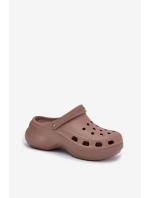 Dámské Pěnové Sandály Na Masivní Podešvi Big Star model 21703070 Tmavě béžové - Big Star Shoes