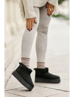 Snežnice s ornamentom na platforme Big Star Black