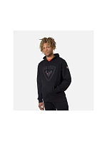 LOGO model 21451100 HOOD FL mikina černá - Rossignol