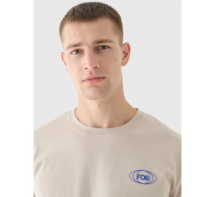 Pánske tričko oversize s 4F 4FRSS24TTSHM2535-83S