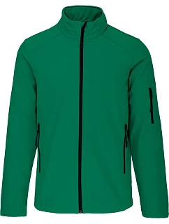 Kariban K 401 Pánska 3-vrstvová softshellová bunda 20.K401 kelly green