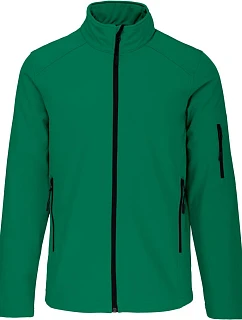Kariban K 401 Pánska 3-vrstvová softshellová bunda 20.K401 kelly green