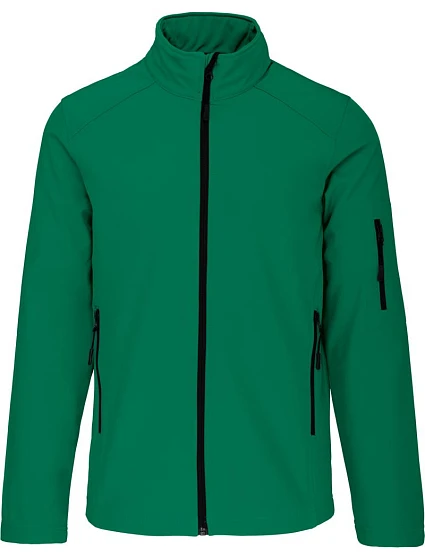 Kariban K 401 Pánska 3-vrstvová softshellová bunda 20.K401 kelly green Kariban K 401 Pánska 3-vrstvová softshellová bunda 20.K401 kelly green