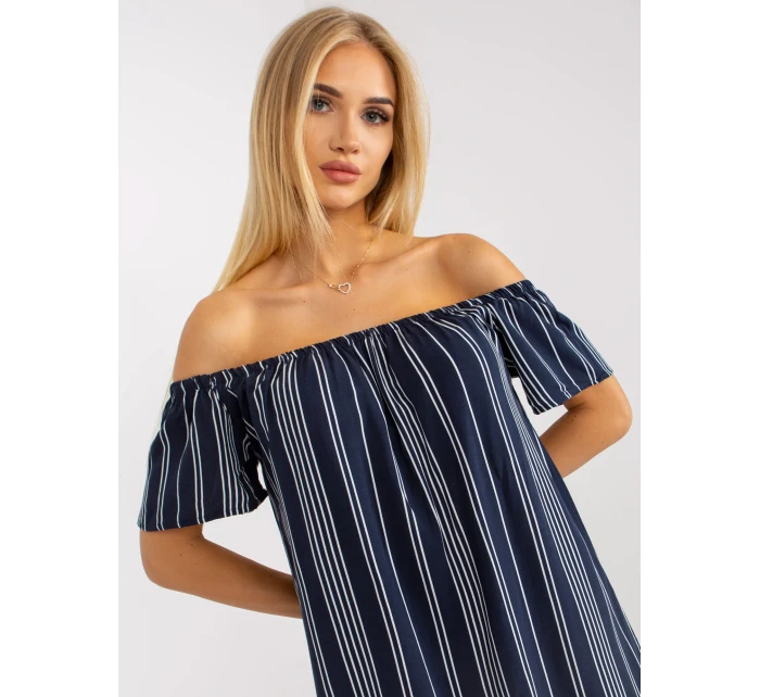 Sukienka model 21110877 granatowy - FPrice Sukienka model 21110877 granatowy - FPrice