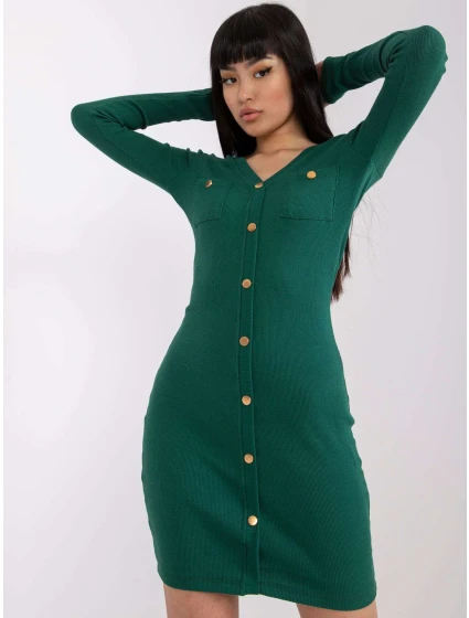 Šaty RV SK 7434.13 tmavo zelená