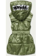Zelená dámská oversize vesta model 17099462 - KAMADA