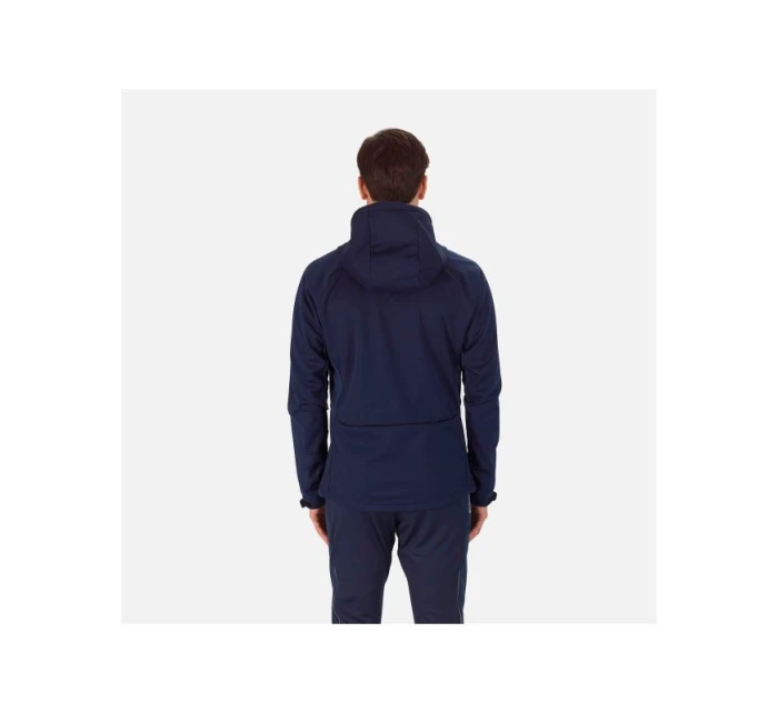 Bunda ROSSIGNOL Softshell Hoodie Jkt navy blue pánské Bunda ROSSIGNOL Softshell Hoodie Jkt navy blue pánské