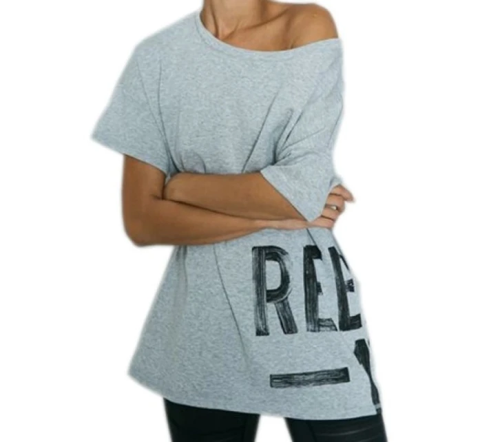 Šedé tričko model 21872368 - Reebok Šedé tričko model 21872368 - Reebok