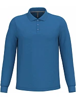 K 243 Pánské piqué polo s dlouhým rukávem model 22507008 light royal blue - Kariban
