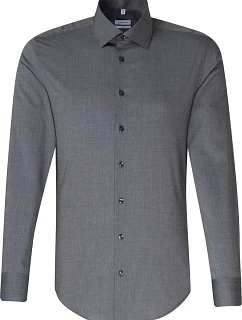 Shirt Shaped LSL Košile s dlouhým rukávem model 22501197 anthracite - Seidensticker