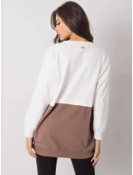 Blúzka RV BL 7197.89P bielo-hnedá Blúzka RV BL 7197.89P bielo-hnedá