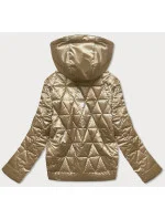 Zlatá metalická dámska bunda (2021-01BIG) Zlatá metalická dámska bunda (2021-01BIG)