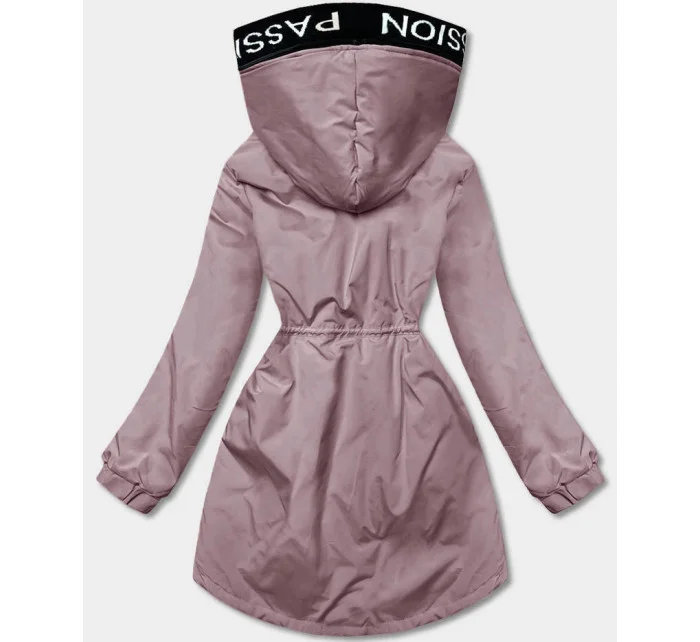 Růžová dámská oversize bunda parka model 19410175 - S'WEST