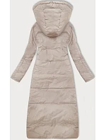 Obojstranná zimná bunda s medvedíkom J Style light beige (16M9167-280)