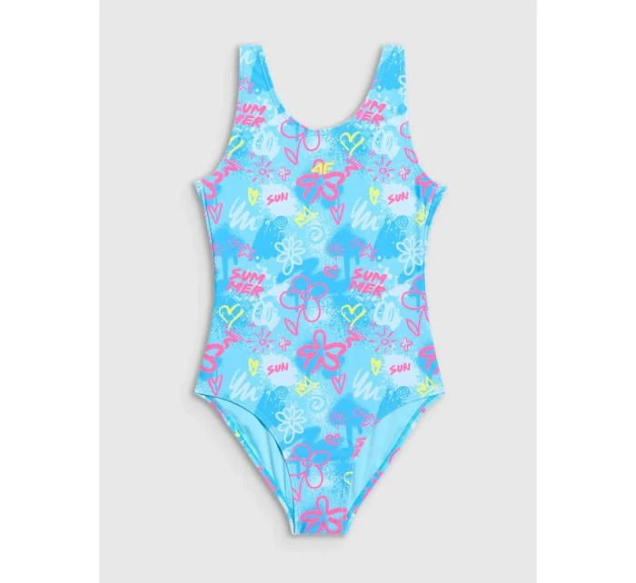 Dievčenské jednodielne plavky 4F 4FJRSS25USWSF114-91A Dievčenské jednodielne plavky 4F 4FJRSS25USWSF114-91A