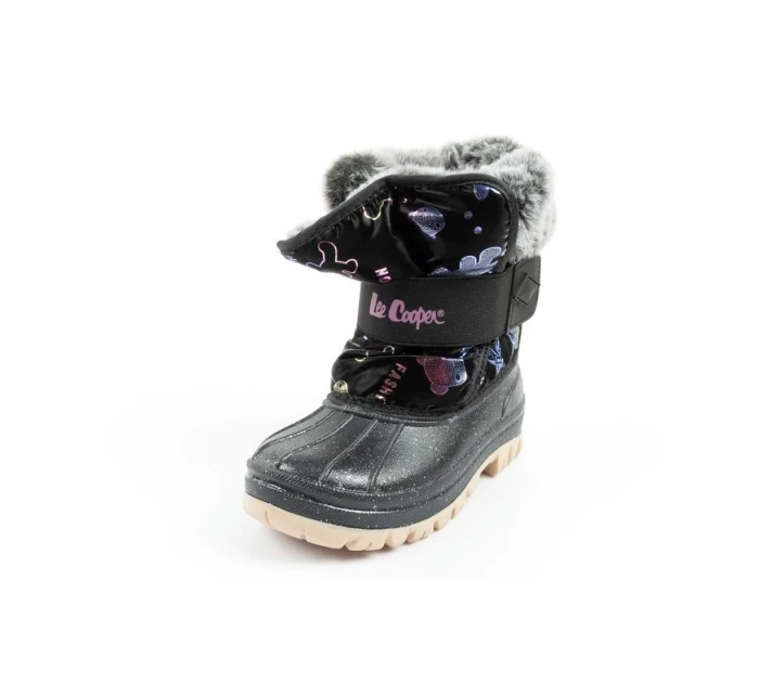Lee Cooper Zimné snežnice Detské zateplené snežnice pre dievčatá Black