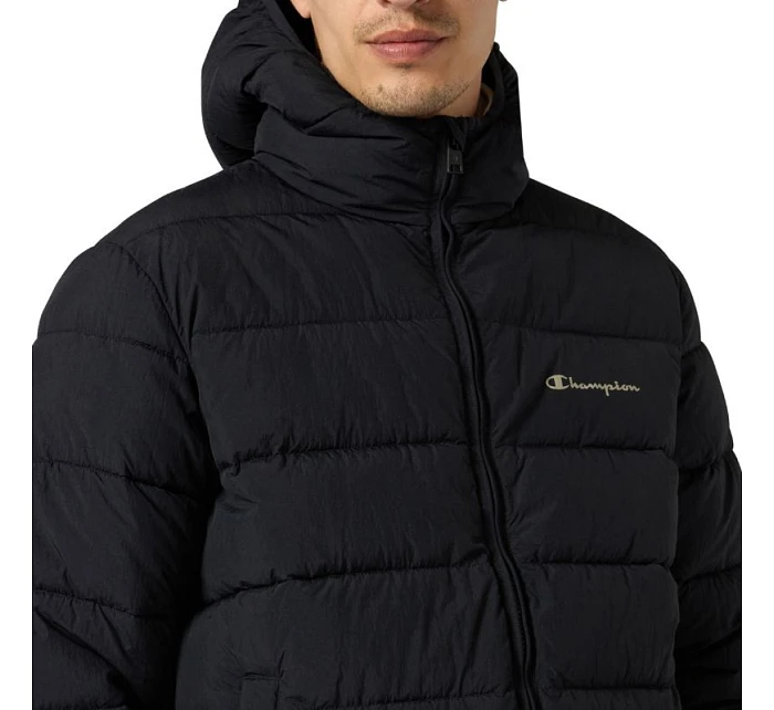 Pánská bunda s kapucí černá model 21813684 KK001 pánské - CHAMPION