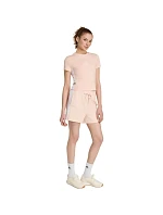 Dámske tričko adidas Essentials 3-Stripes Slim Baby v pastelovo ružovej farbe KD2343 Dámske tričko adidas Essentials 3-Stripes Slim Baby v pastelovo ružovej farbe KD2343