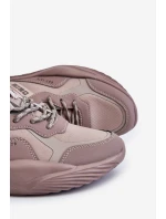 Męskie Lekkie Sneakersy Memory Foam System Big Star LL174151 Beżowe