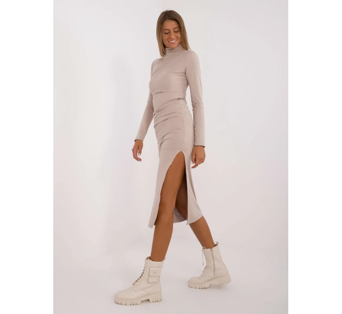 Šaty LK SK 509642.02 béžové Šaty LK SK 509642.02 béžové