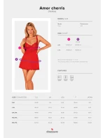 Jemná košilka chemise model 17919683 - Obsessive Jemná košilka chemise model 17919683 - Obsessive