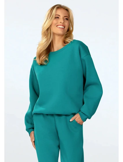 Dámska mikina Rehema tyrkysová - DKaren Dámska mikina Rehema tyrkysová - DKaren