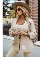 631-1 Štýlový mäkký pletený sveter - béžový 631-1 Štýlový mäkký pletený sveter - béžový