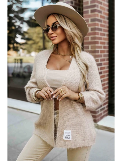631-1 Štýlový mäkký pletený sveter - béžový 631-1 Štýlový mäkký pletený sveter - béžový