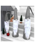 SADA ŠEDÝCH DEKORATÍVNYCH MIKULÁŠOV 60, 70, 80 CM detské