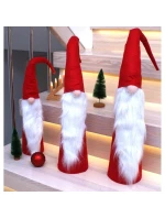 SADA ČERVENÝCH DEKORAČNÝCH MIKULÁŠOV 60,70, 80CM detské